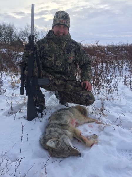Coyote hunting in Kansas 1