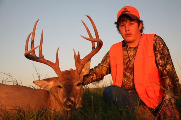 Kansas Deer Hunts youth rifle 171 inch 10 point